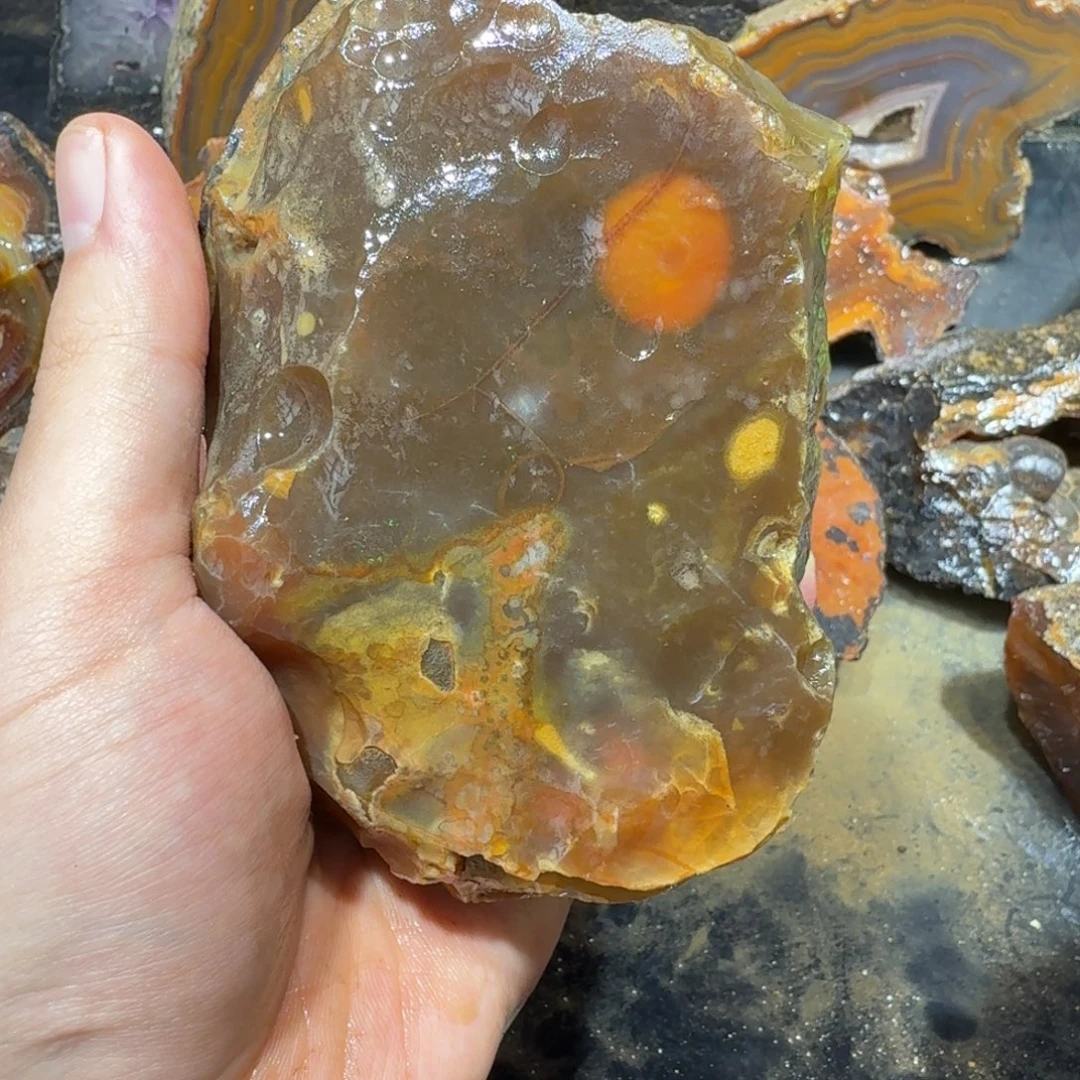 未镶嵌玛瑙/玉髓珠宝半成品