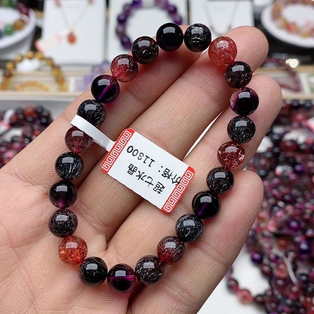 水晶手链未镶嵌时***心