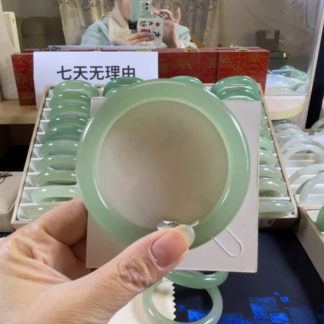 东陵石未镶嵌手镯60