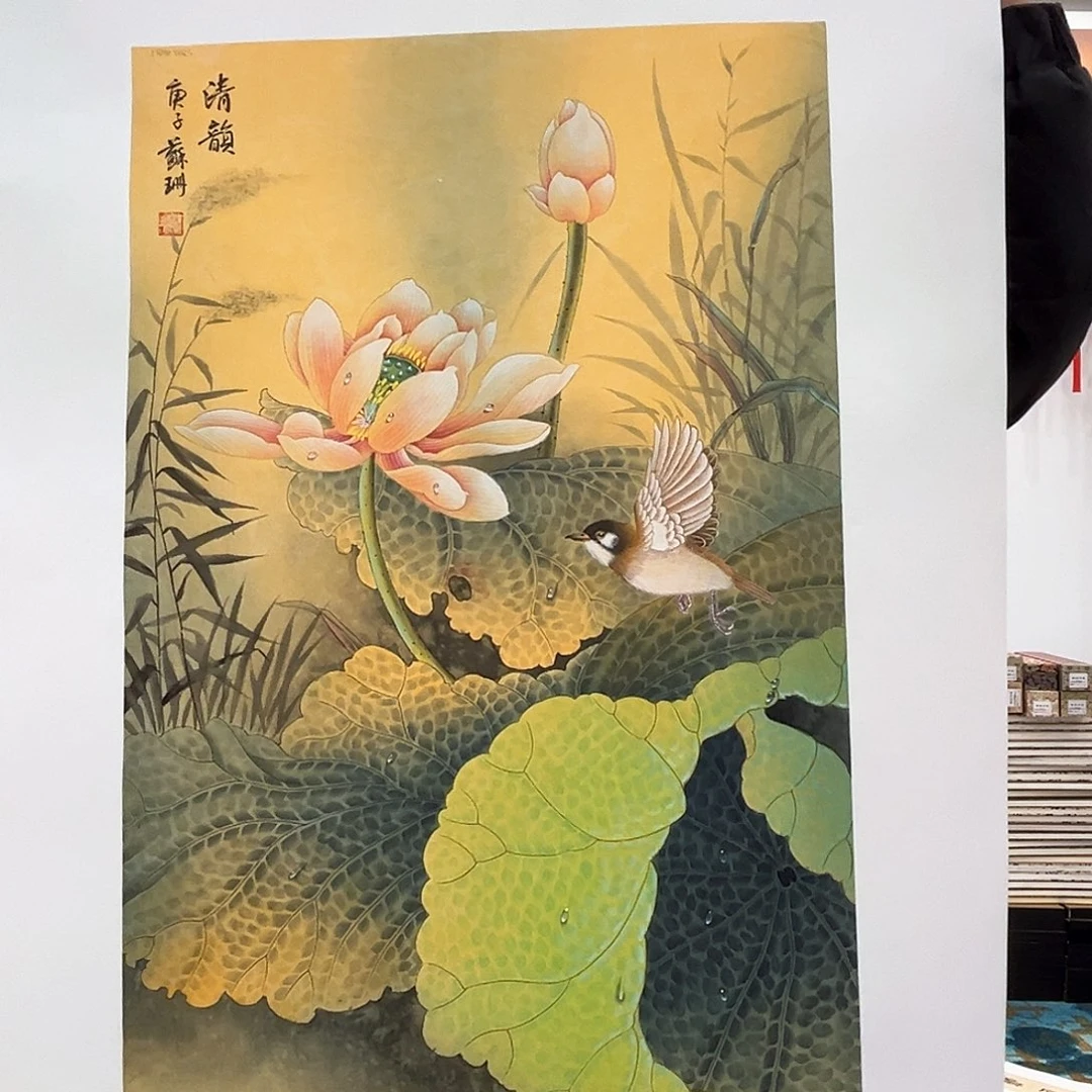 国画画家苏珊老师精品原作