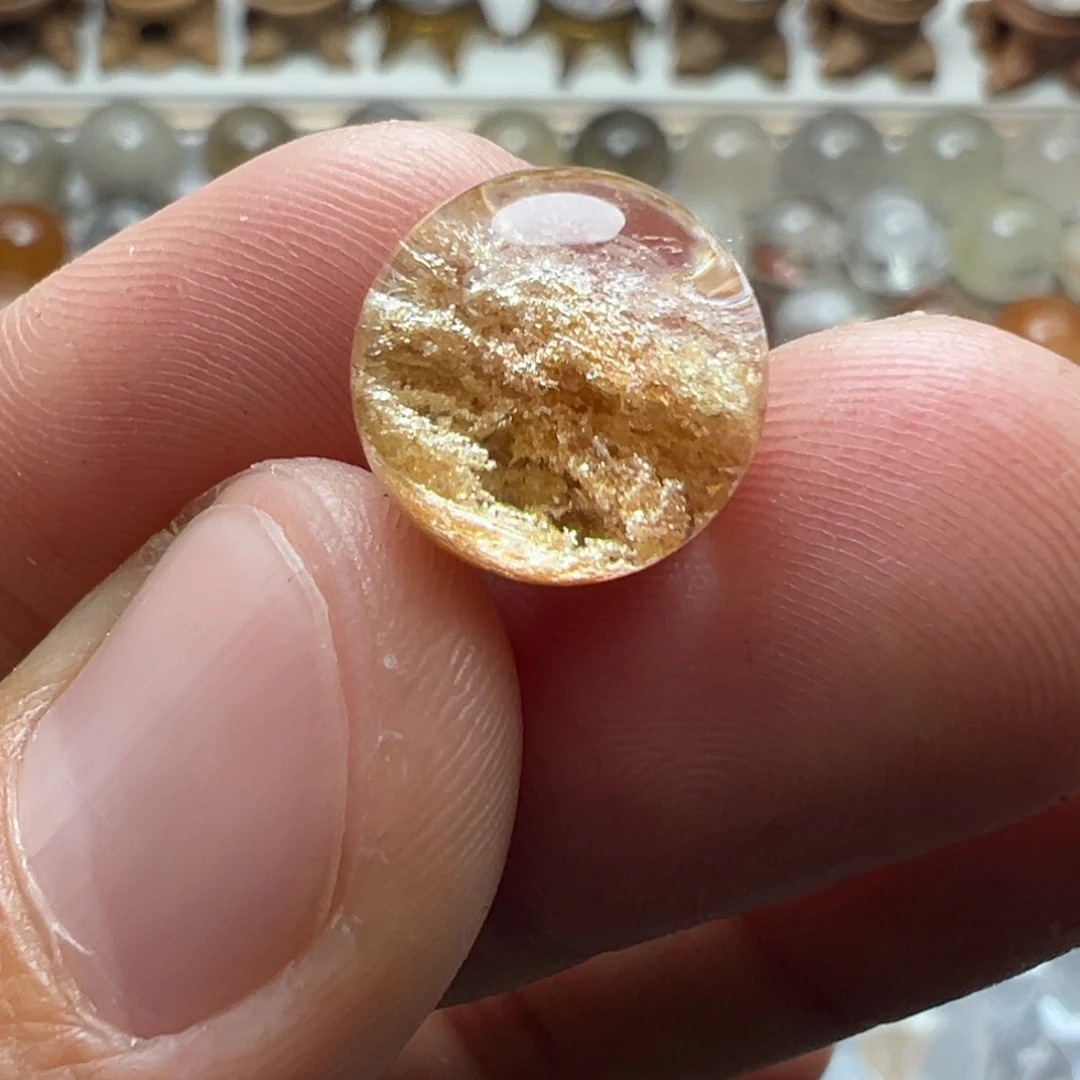 水晶珠宝半成品未镶嵌幽灵球