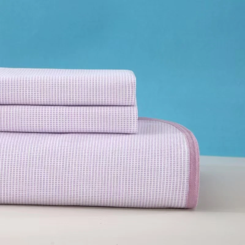 山东纯棉柔软老粗布床单凉席加厚吸汗透气双面三件套适用1.5m床