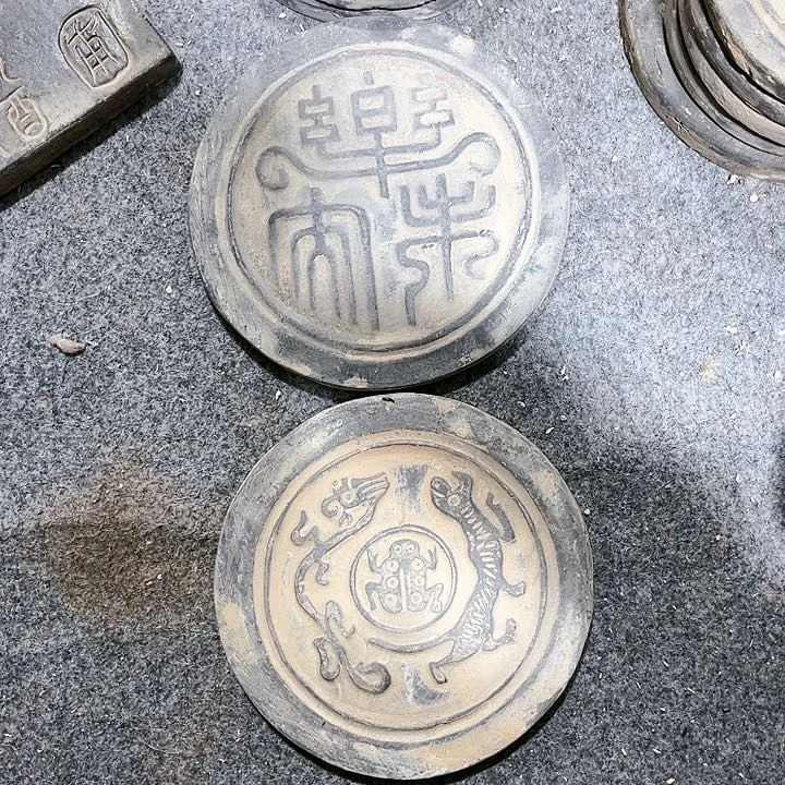 瓦当摆件摆件茶桌摆件茶台