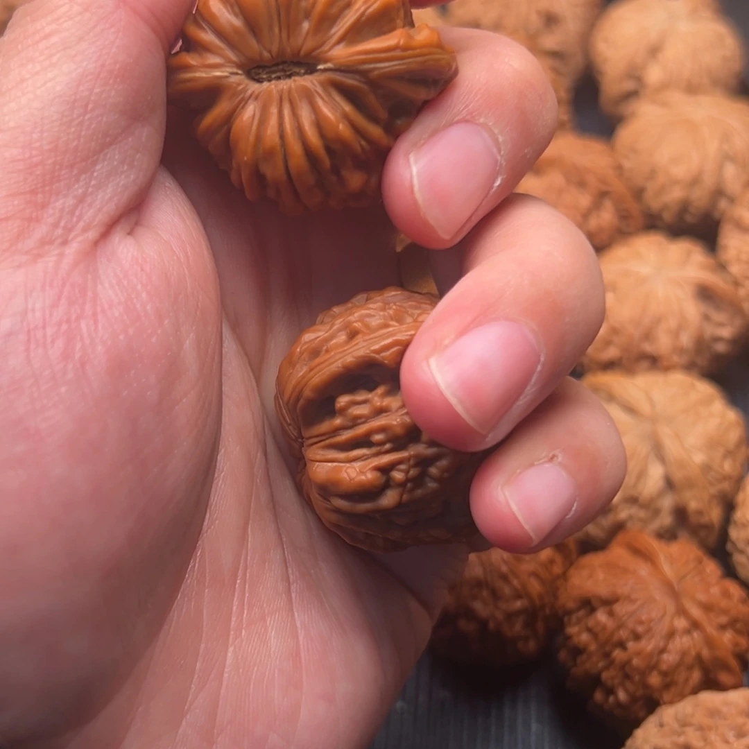 虎***核桃楼子文玩把件