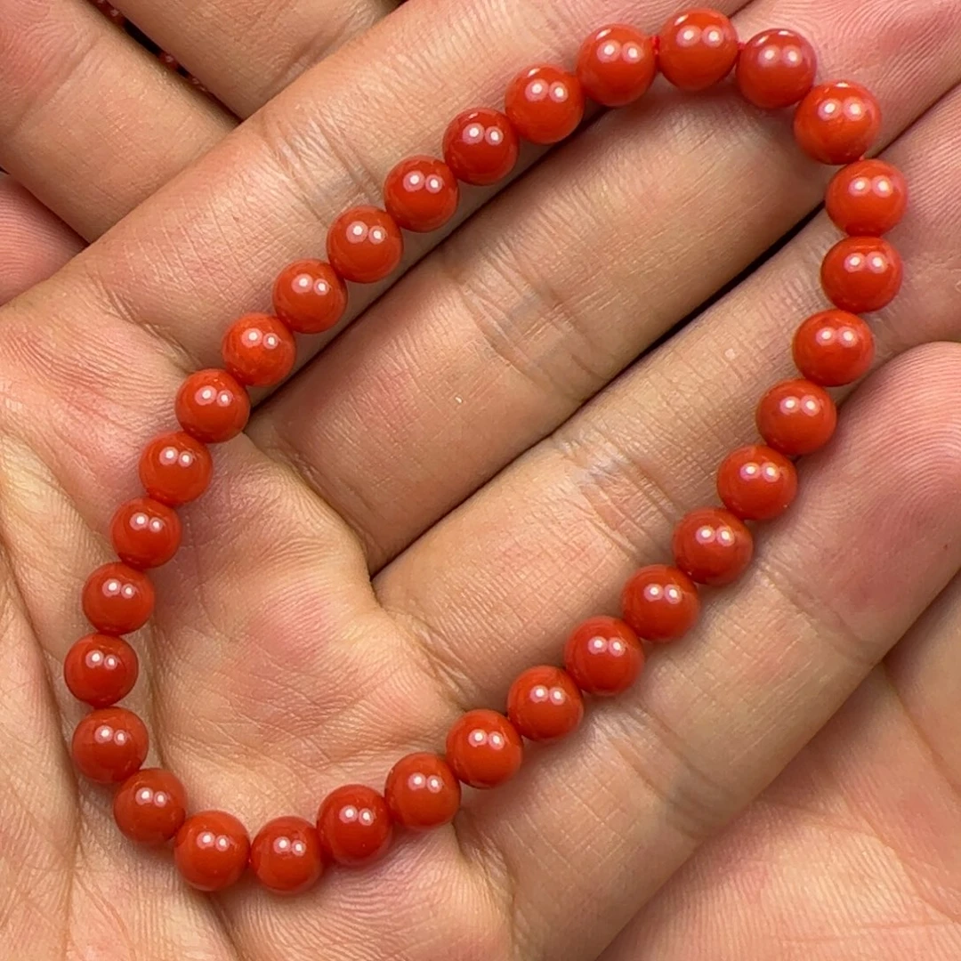 南红玛瑙手串未镶嵌