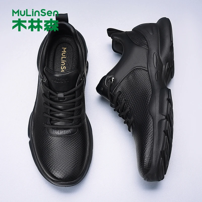 木林森男鞋2025夏季爆款运动休闲鞋男款轻便鞋子男开车专用鞋透气