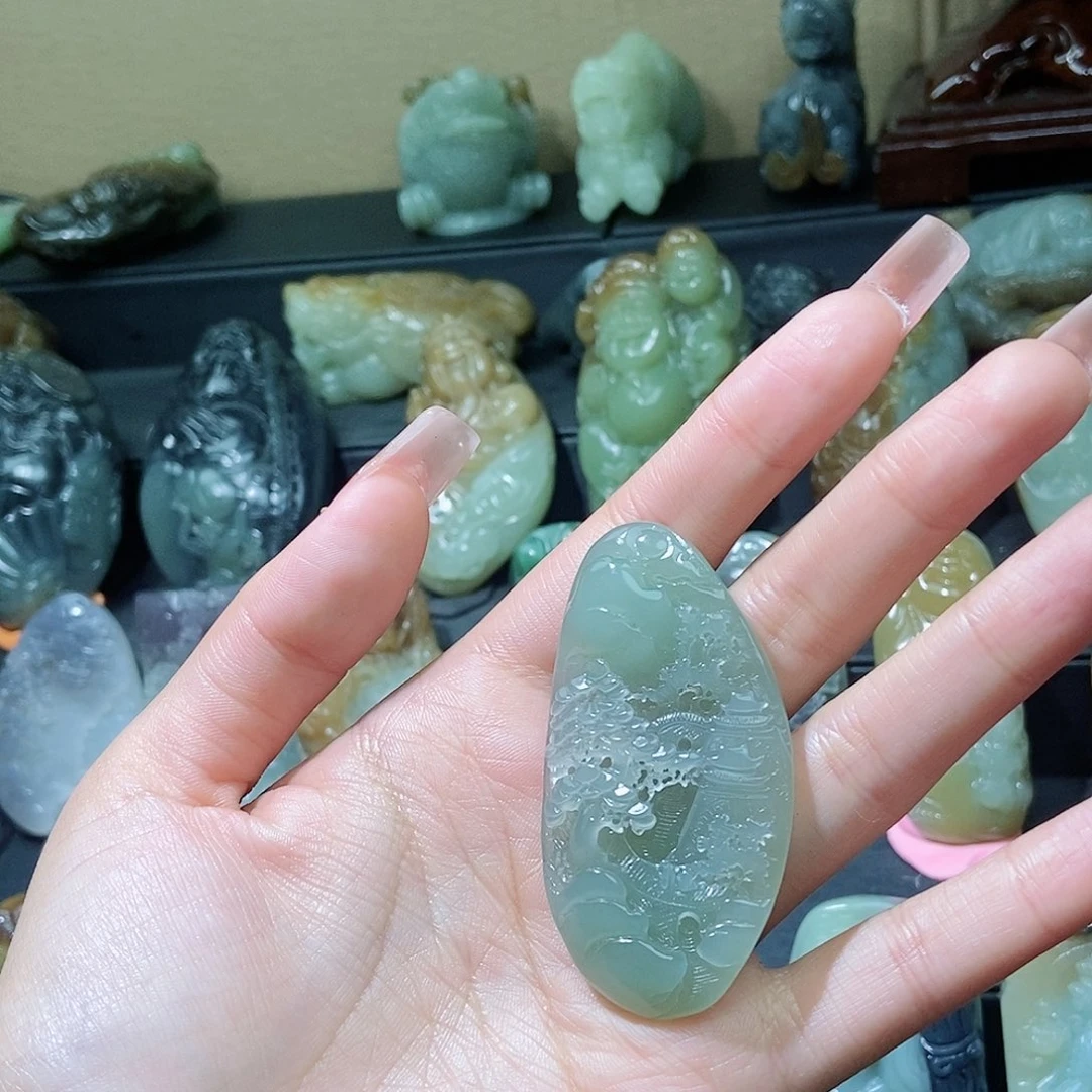 和田玉颈饰未镶嵌