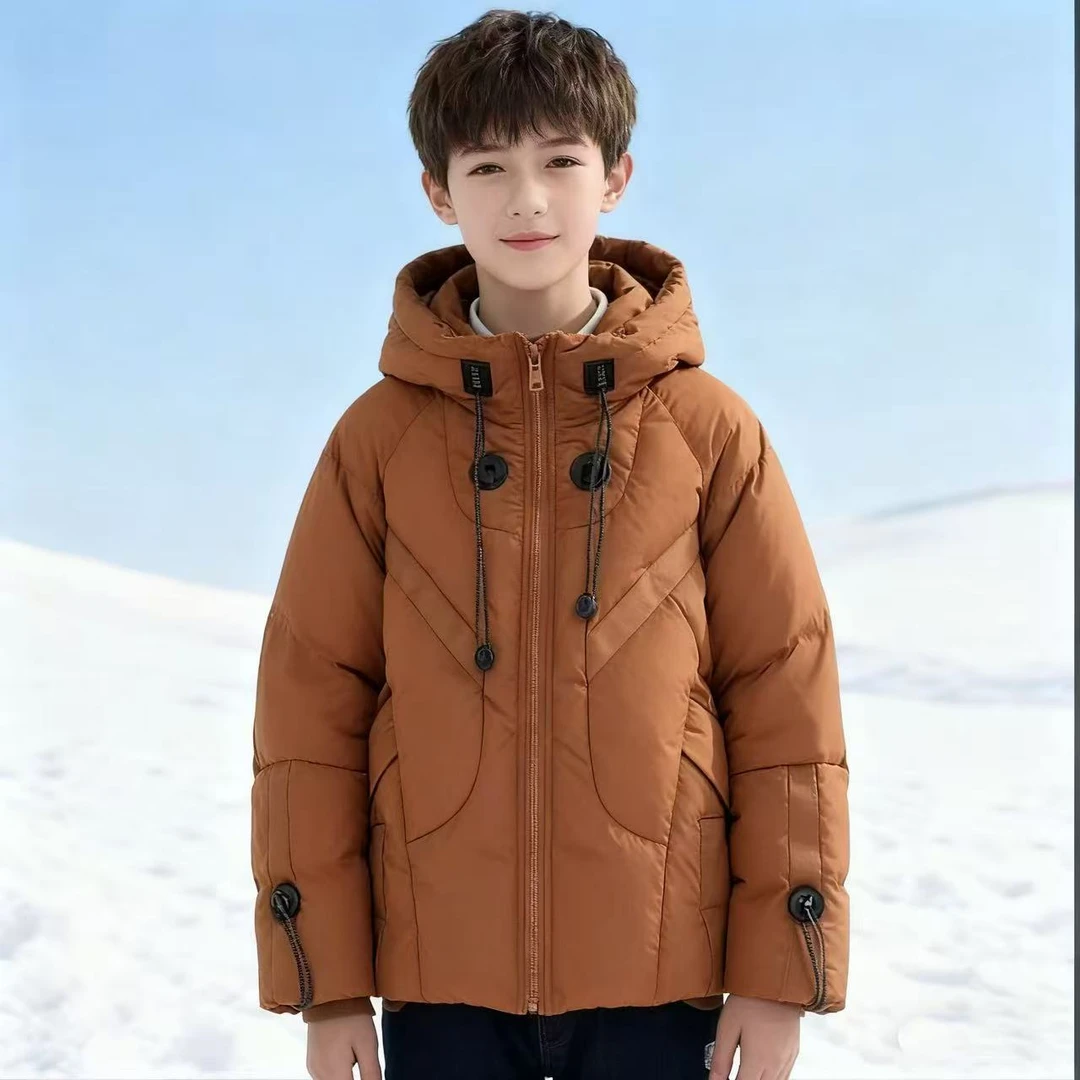200983童装男童棉衣外套2025冬韩版洋气潮酷加棉加厚棉服上衣外套