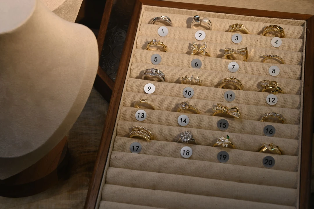 钛钢锆石戒指 時尚飾品轻奢戒指链接直播多品链接