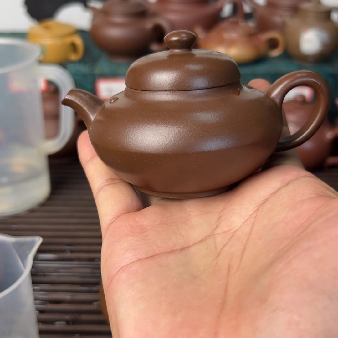 一***倒茶壶紫砂半手工合欢
