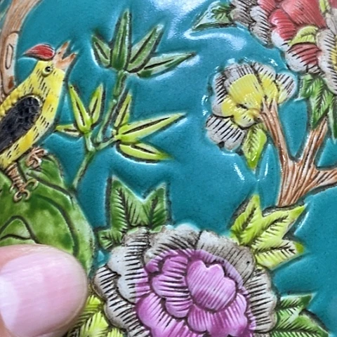 瓷片瓷器紫砂壶摆件