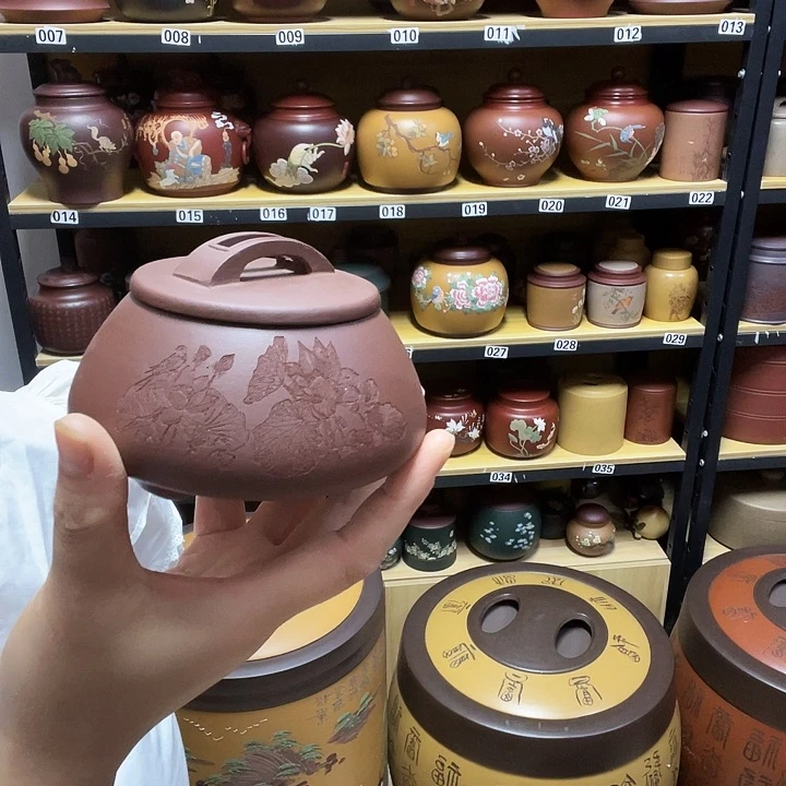 紫砂茶叶罐單****?紫砂茶叶罐
