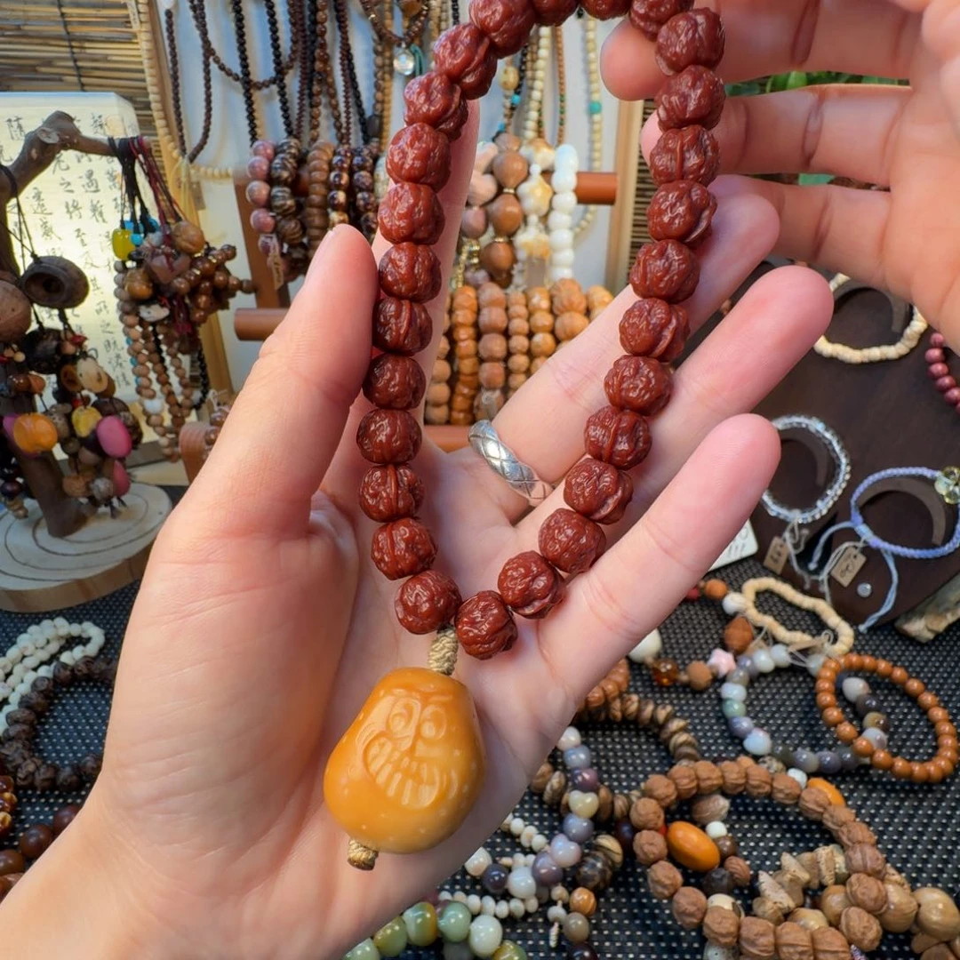 蓓***蕾草珠菩提吊坠菩提