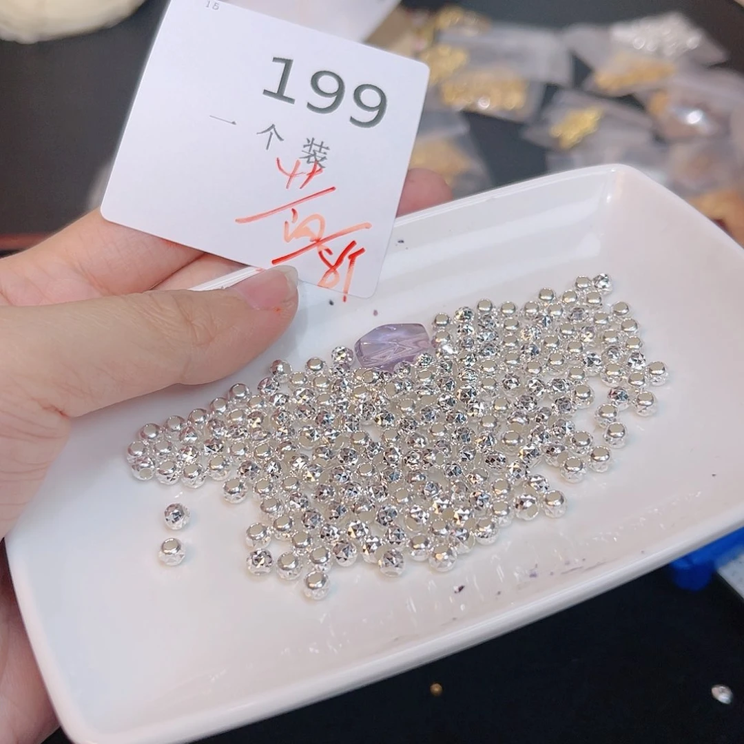 紫晶珠宝半成品银S925镶嵌199