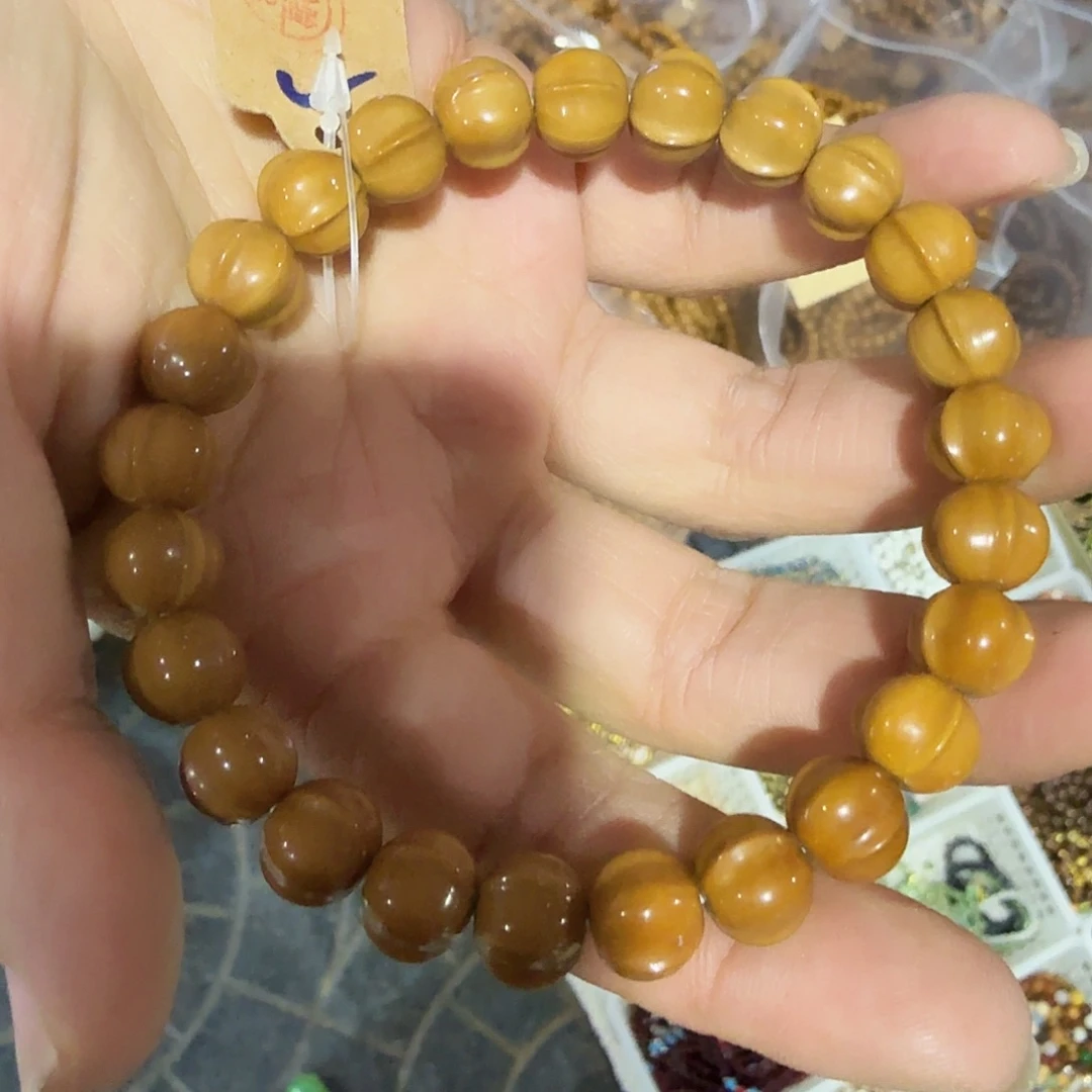 猴头核桃手串卡9保全品猴头三花鲨鱼