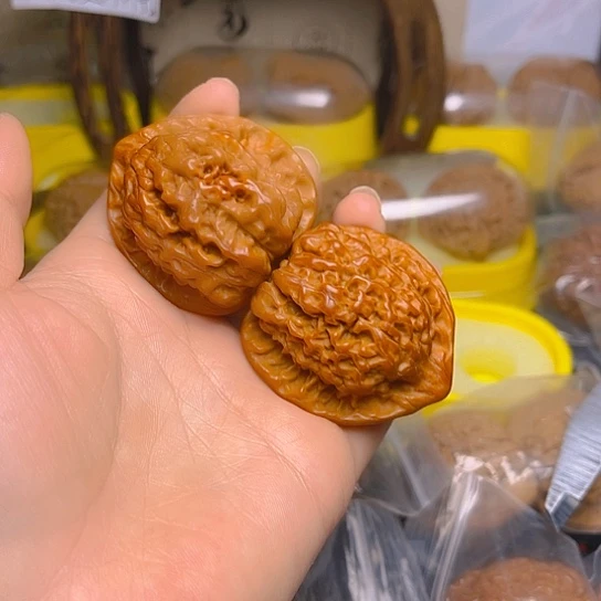 2***4文玩核桃吊坠官帽