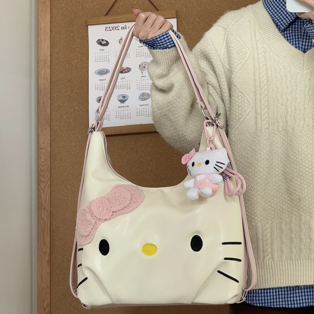 一张同学【长35高25宽8单位cm】简约可爱一包多背C3501白