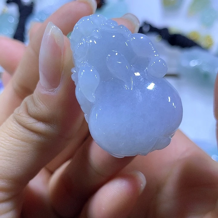 翡翠颈饰未镶嵌天然翡翠A货吊坠