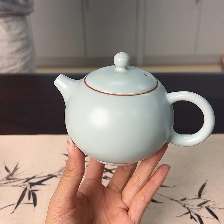 龙泉云间青瓷小米茶器