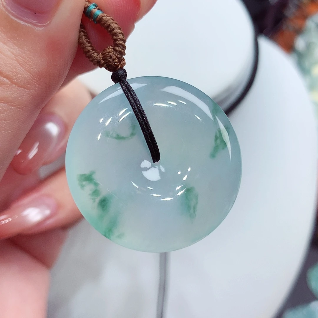 翡翠未镶嵌颈饰翡翠40，29.9/5.7