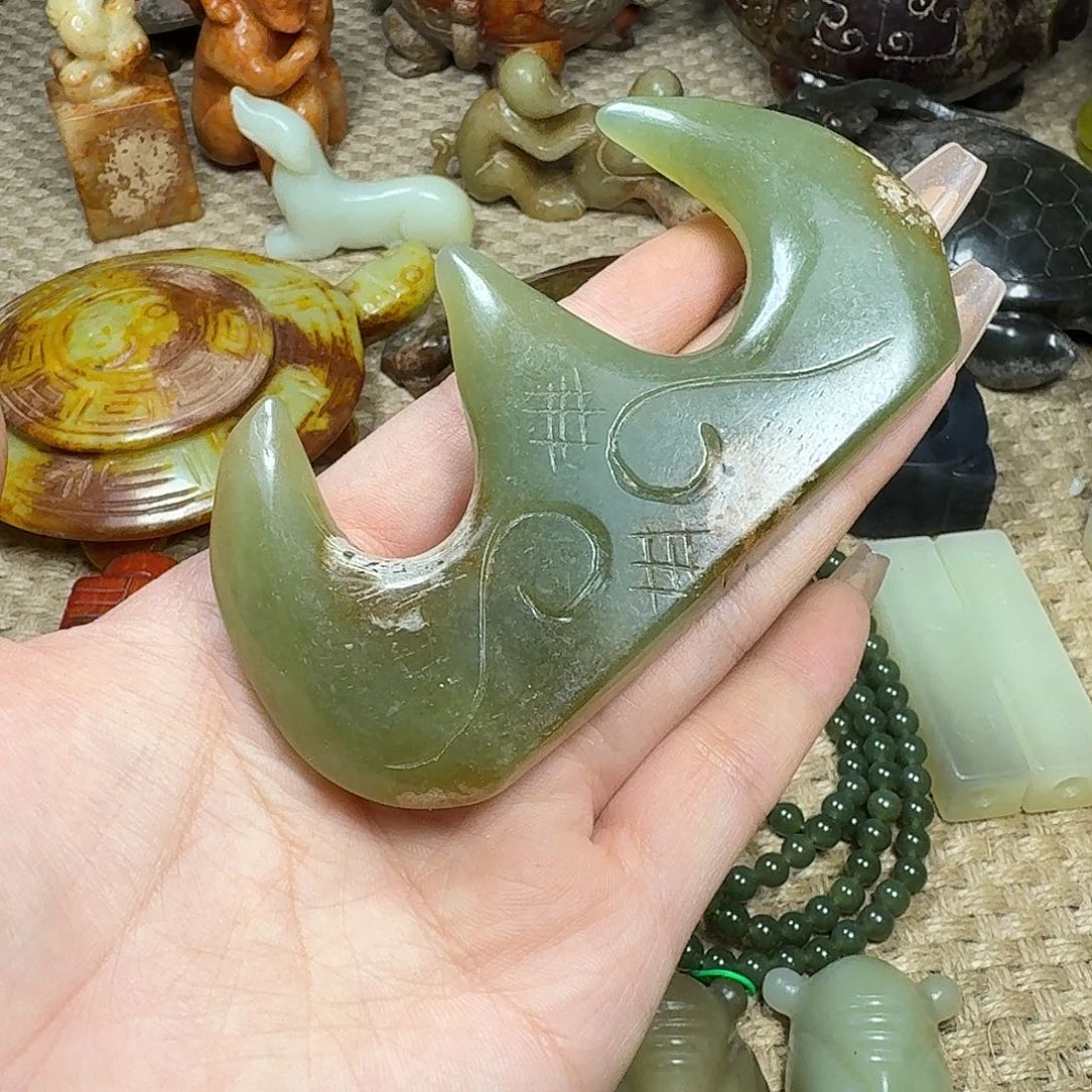 白玉菩提吊坠挂件