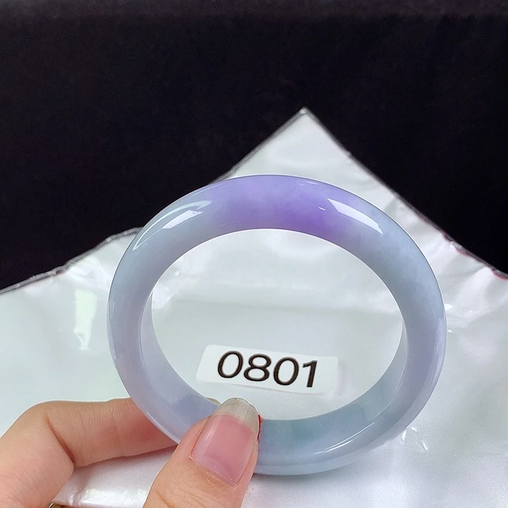 翡翠未镶嵌手镯58圈