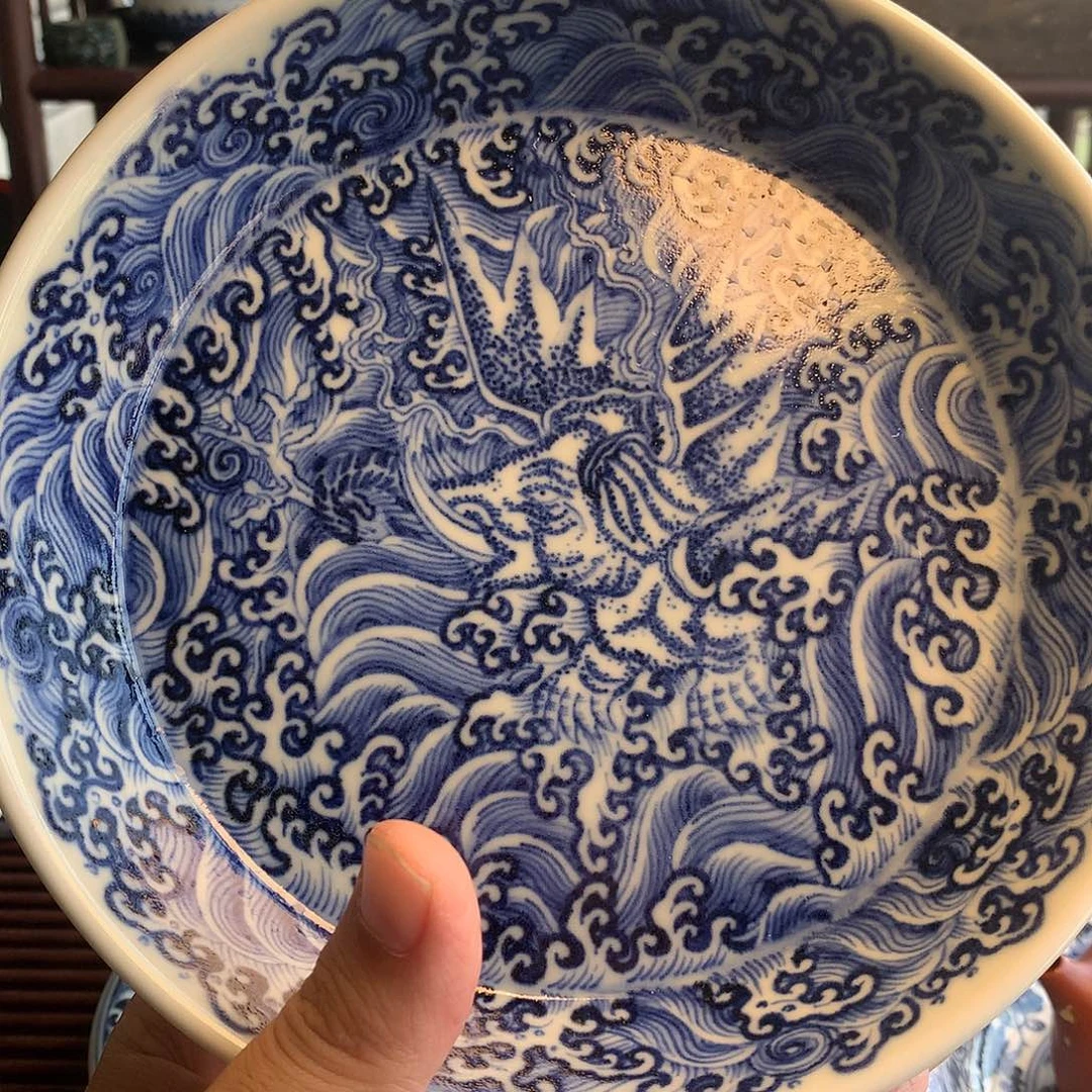 随*&瓷器盘子春花秋月