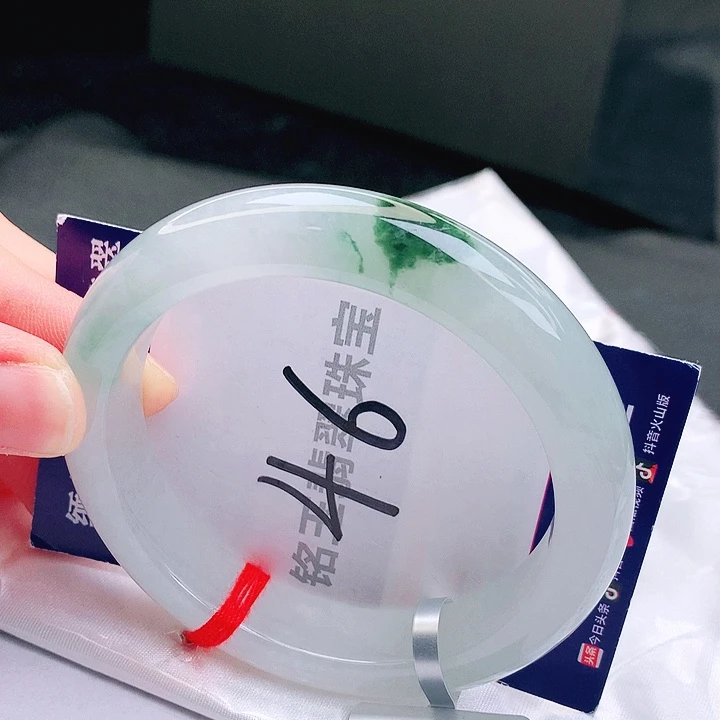 翡翠未镶嵌手镯缅甸天然a货翡翠手镯