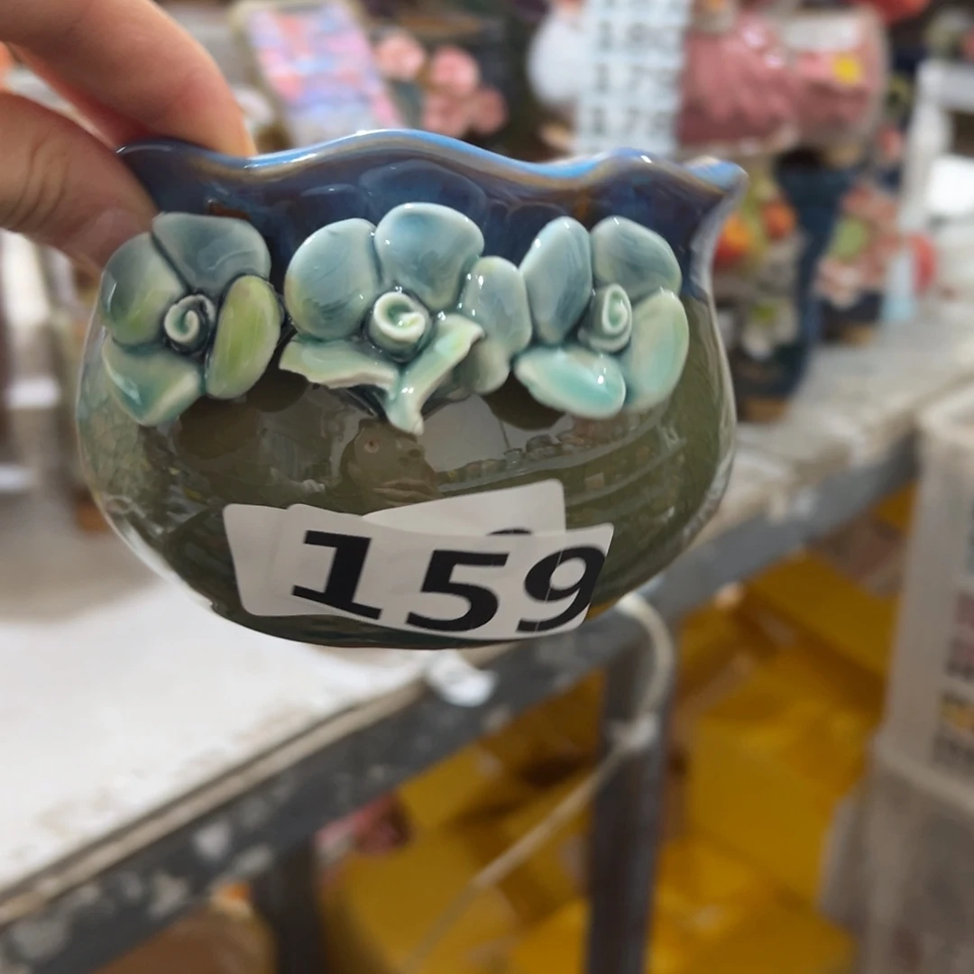 瑕疵159 满20发爱退拉黑花盆