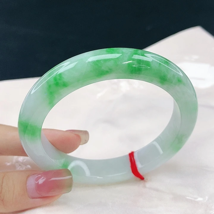 翡翠未镶嵌手镯圈59，64051