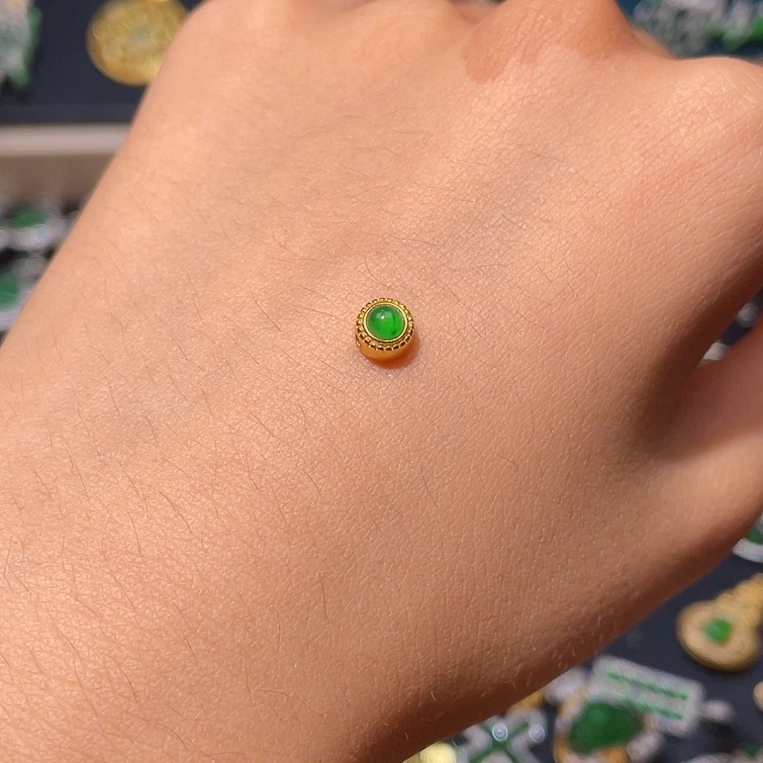 翡翠银S925镶嵌颈饰