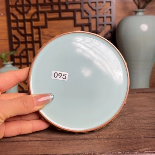 瓶重工天青釉杯垫微瑕福利