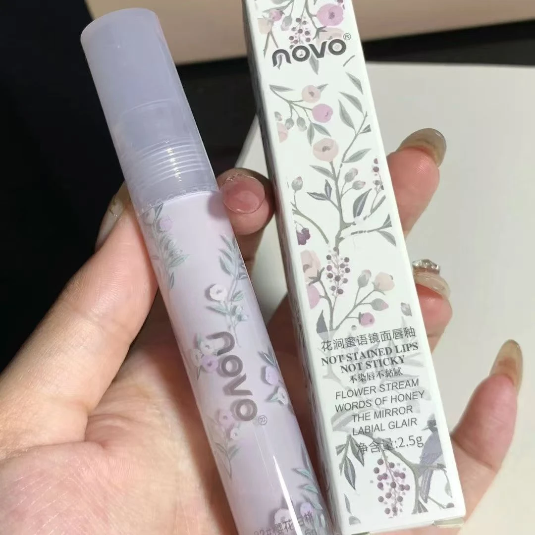 NOVO花涧密语镜面唇釉   2.5g   临期品   色号可选   包装微瑕