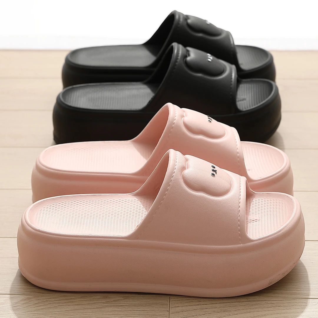 踩屎感厚底拖鞋女款2025新款5cm增高松糕底夏季外穿时尚凉拖鞋女