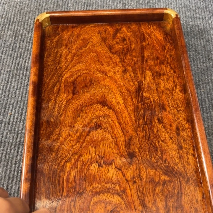 木缅甸花梨独板托盘
