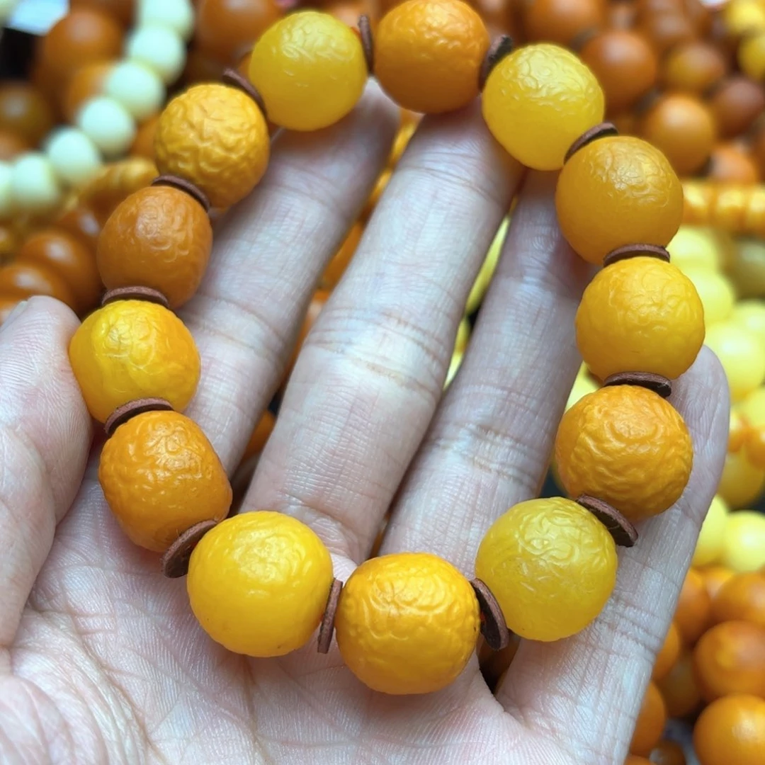 琥珀手链未镶嵌淼*蜜蜡