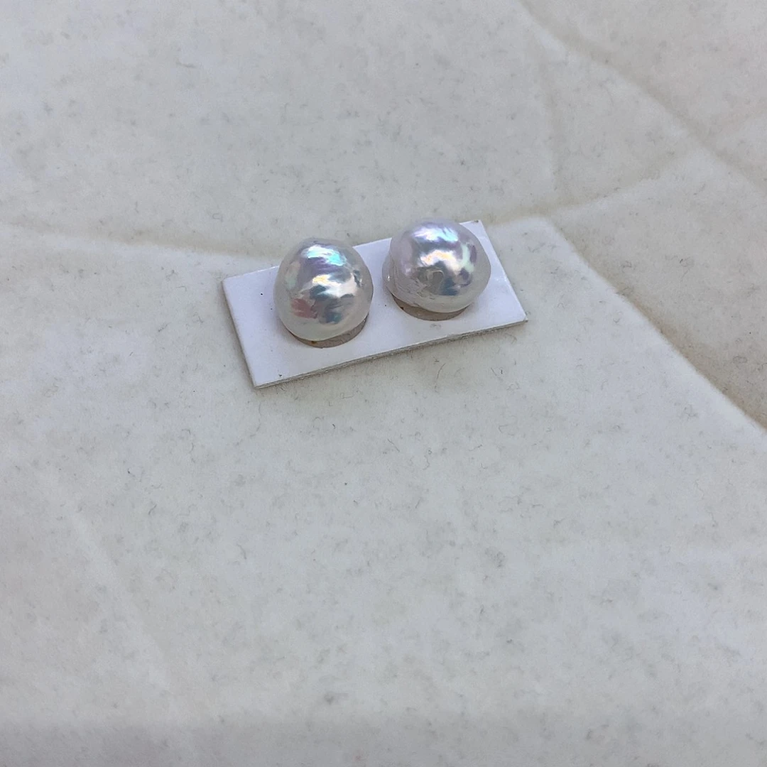 淡水珍珠耳饰未镶嵌定制