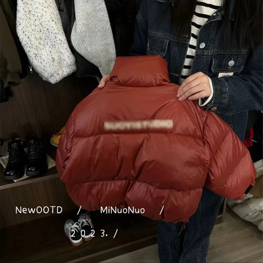 清【文文妈】冬季潮流时尚百搭休闲冬季加厚保暖羽绒服潮D23120