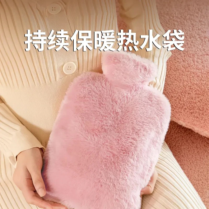 新款热水袋注水式加厚防爆暖水袋大号暖手袋热敷袋暖被窝神器