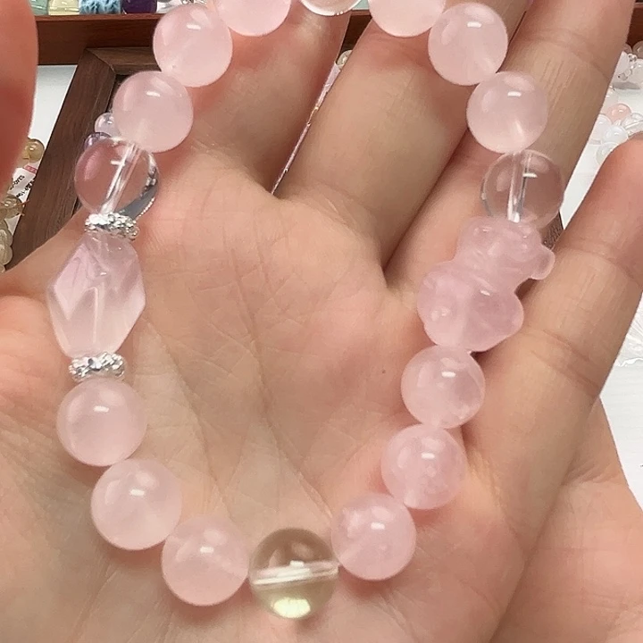 水晶手链未镶嵌原创