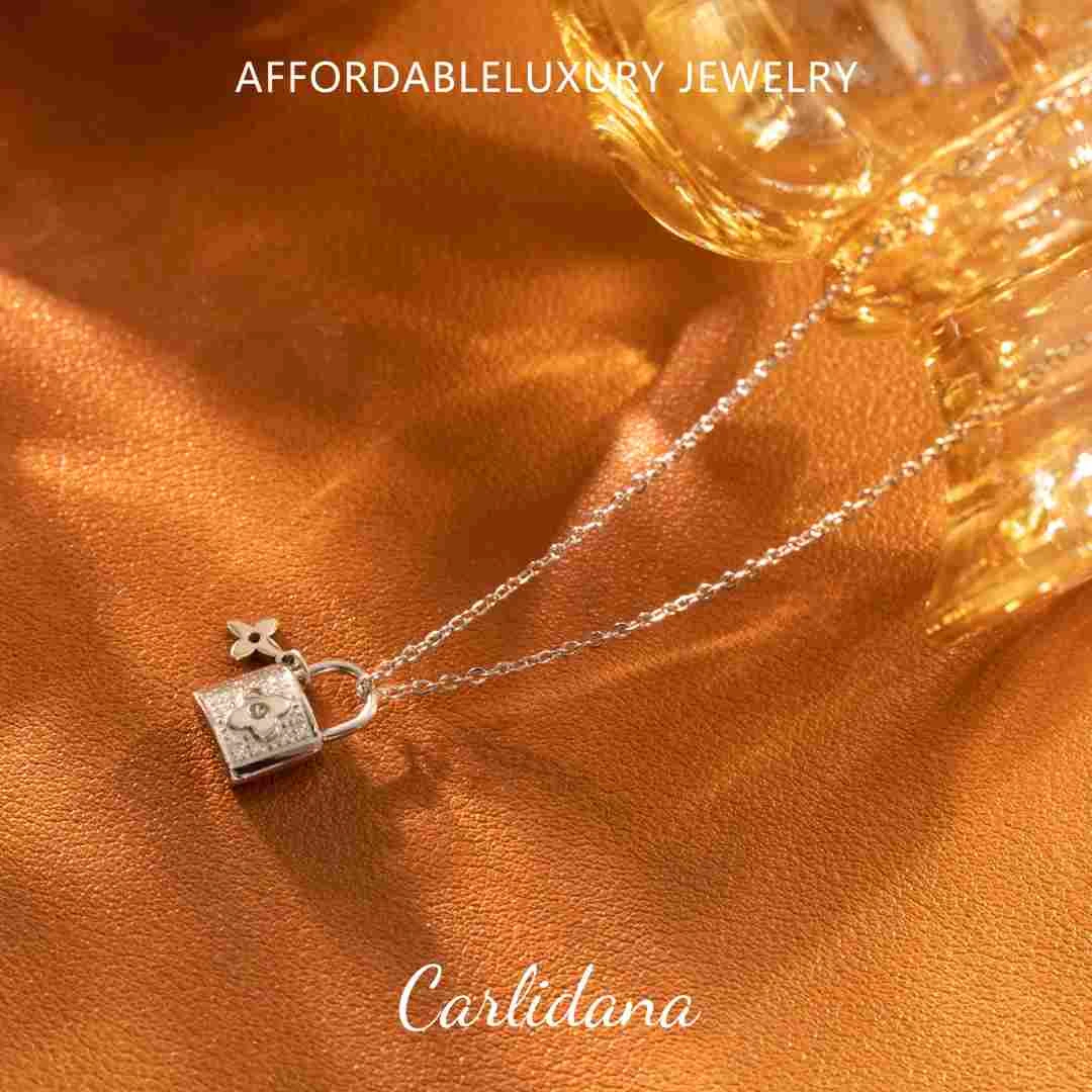 钛钢锆石项链 【CARLIDANA】气质轻奢时尚百搭高级项链8AOWO