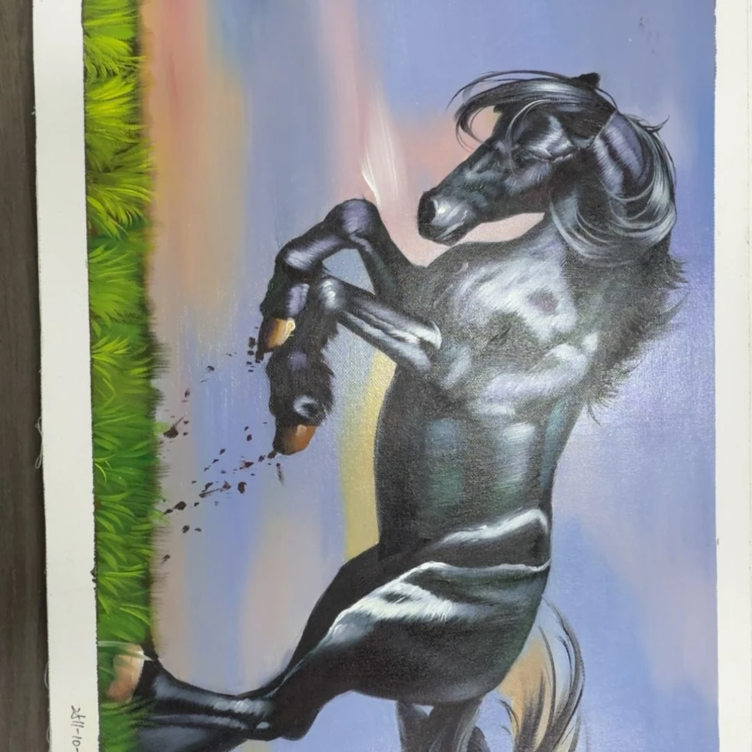 油画加油加油加油努力加油努力