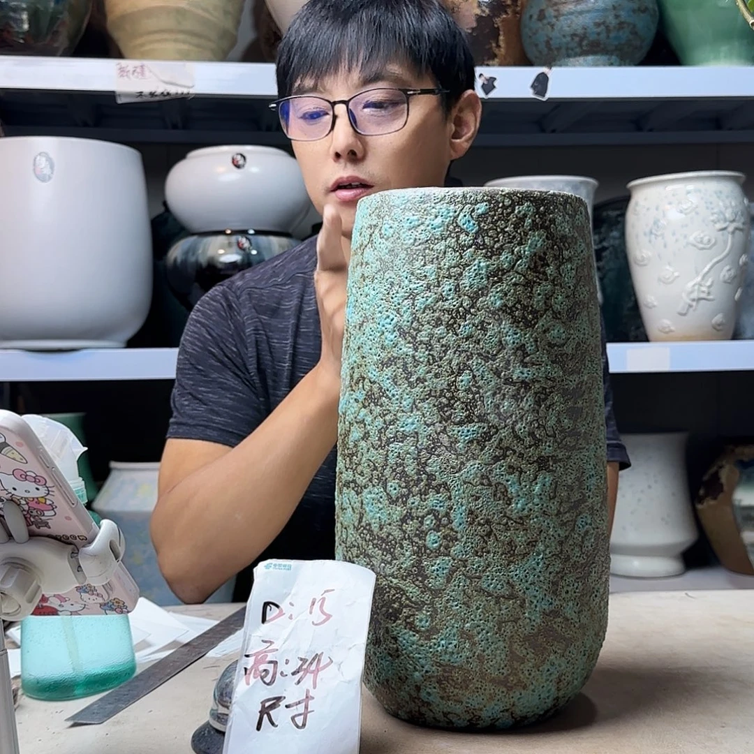 紫砂花盆尺寸15@34