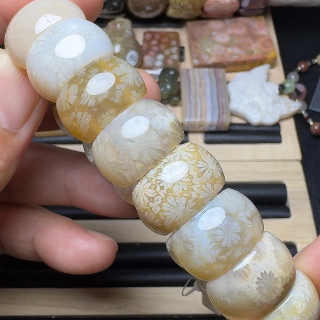 未镶嵌纯天然色有机玉石保真色硅化玉