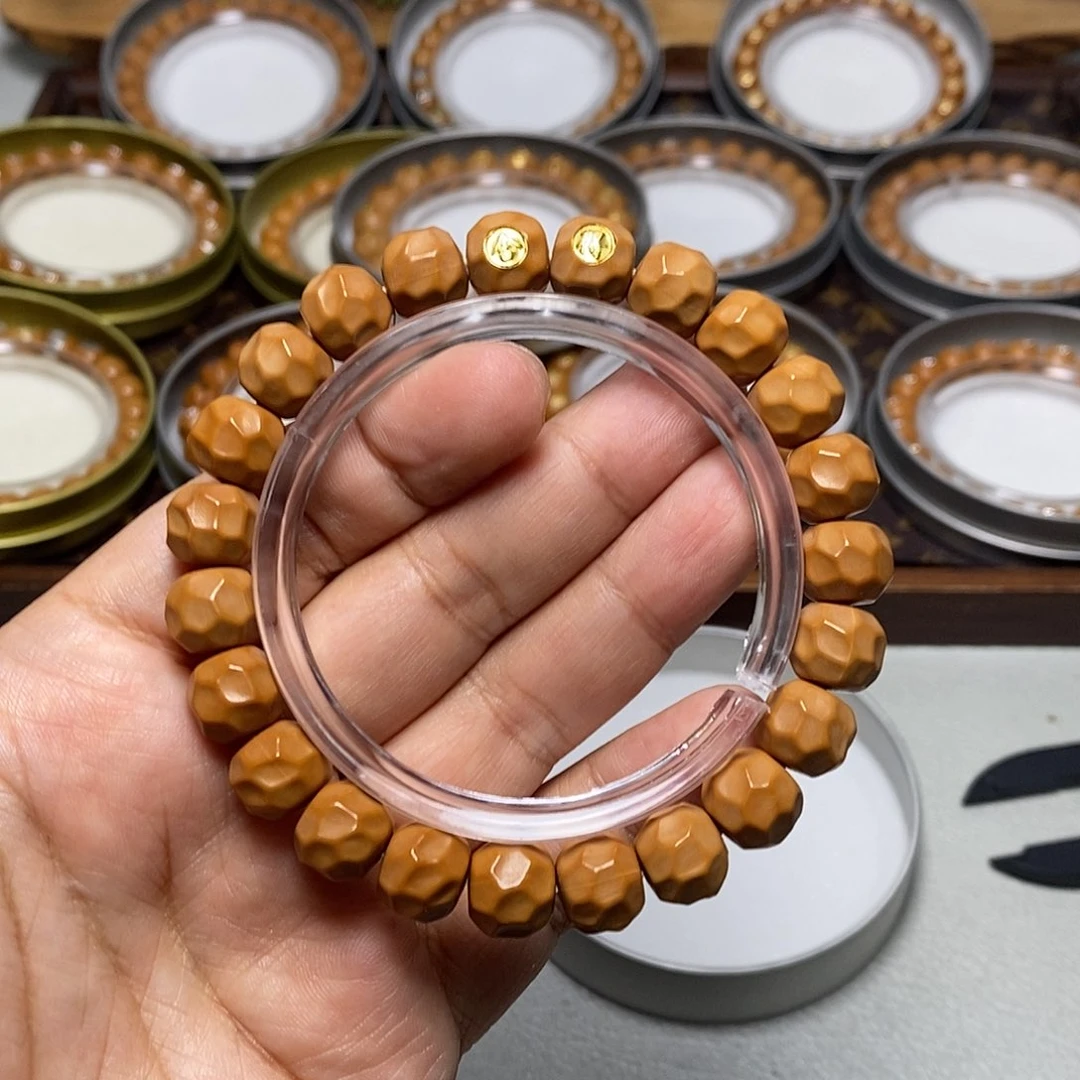 猴头核桃手串68号18k双标黑金无相10+左右