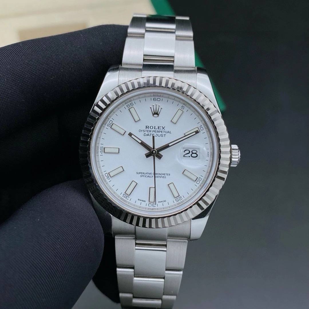 99新 Rolex/劳力士 日志116334/白盘/机械男表/表径41mm