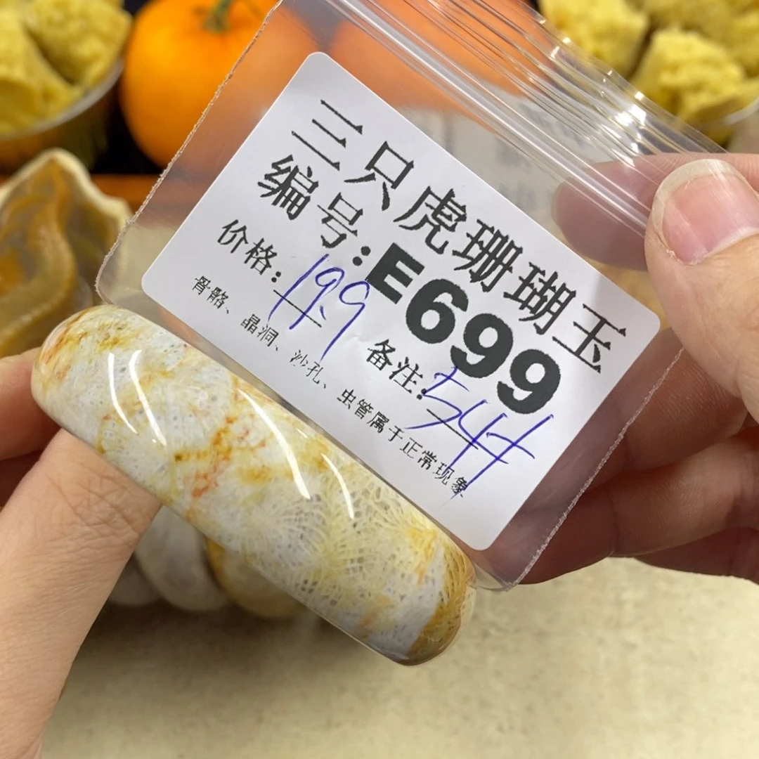 硅化珊瑚（珊瑚玉）1未镶嵌燕*