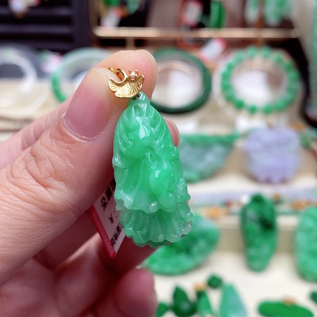 颈饰未镶嵌翡翠翡翠吊坠