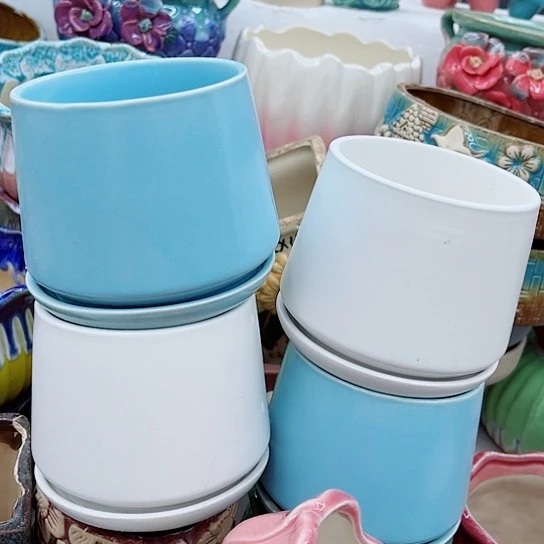 多肉绿植陶瓷花盆9.9包邮