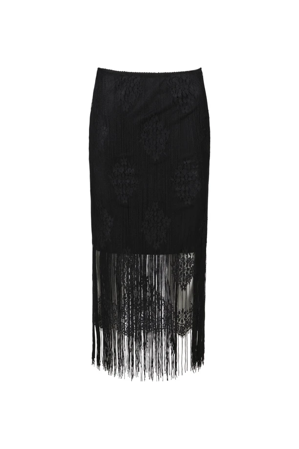 YCH流苏包臀半裙